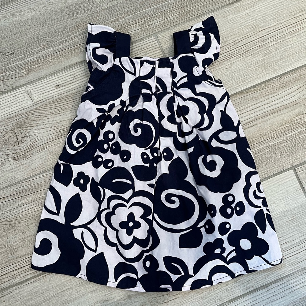 Gymboree Baby Girl Flutter Sleeve Dress Size 6-12 M NWOT